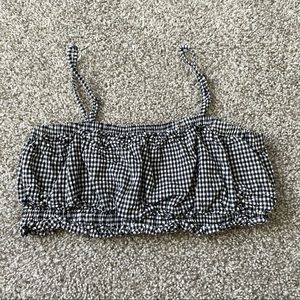 Gingham Crop Top